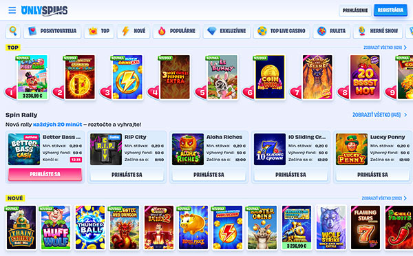 OnlySpins Casino Slovensko