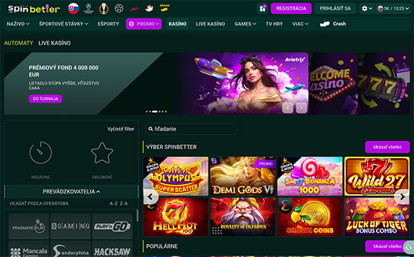 SpinBetter Casino Slovensko